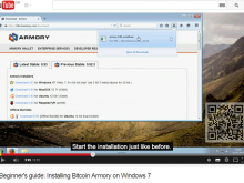 Beginner’s guide: Installing Bitcoin Armory on Windows 7